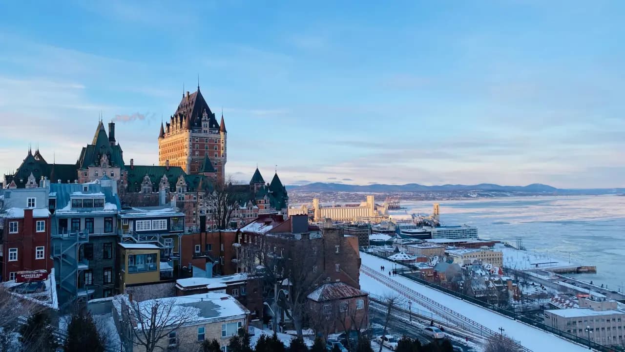 Old Quebec and the Château Frontenac — executive coaching in Quebec City, Quebec, Canada