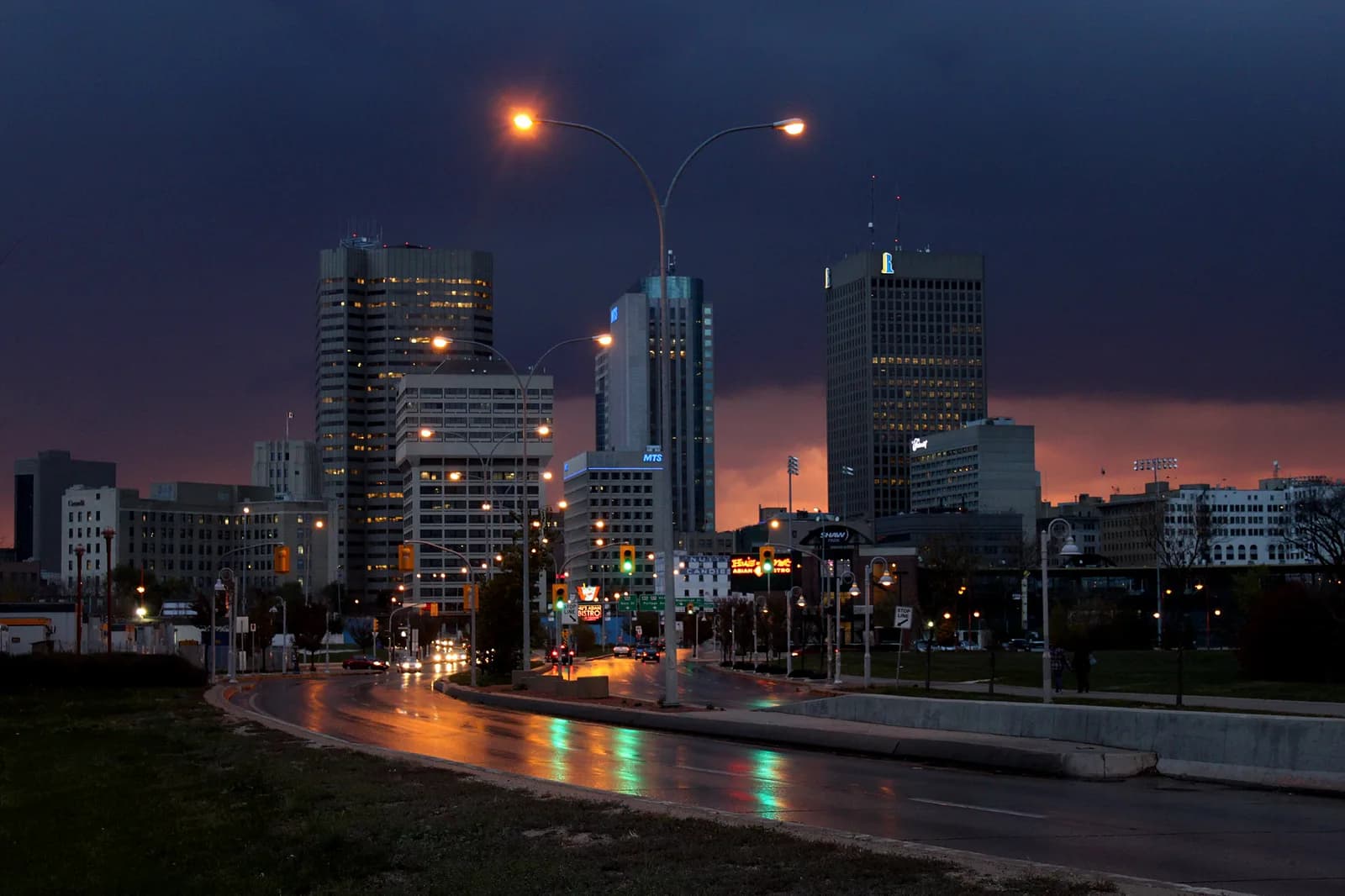 Downtown Winnipeg skyline — executive coaching in Winnipeg, Manitoba, Canada